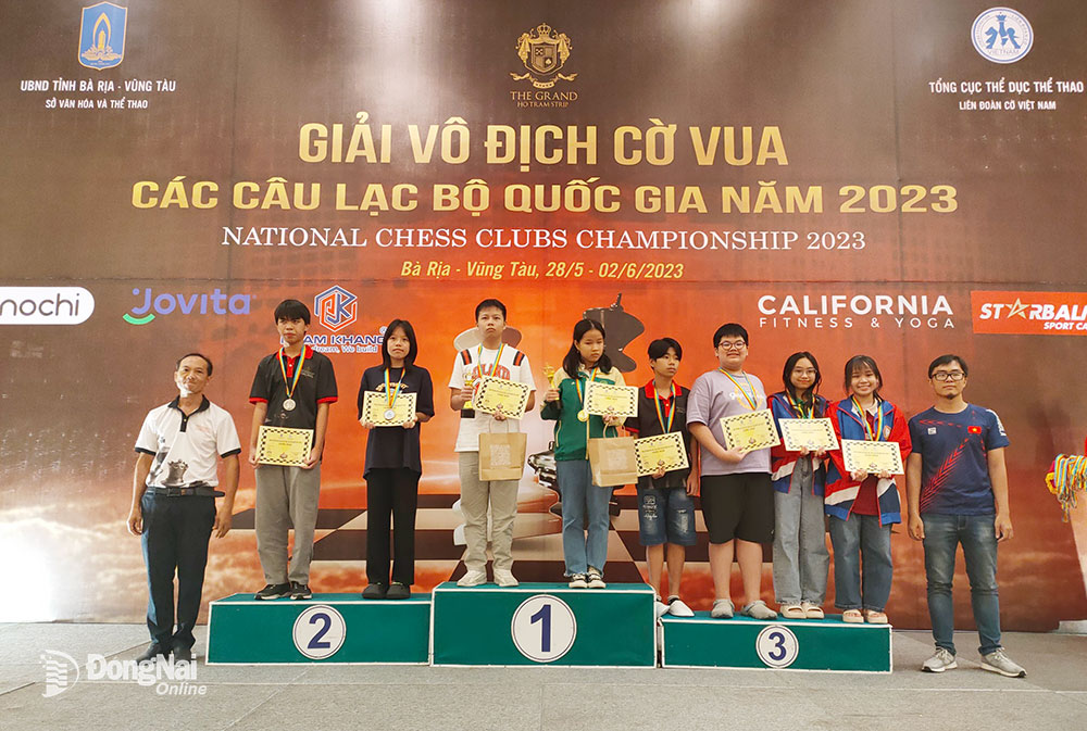 Trần Ngọc Minh Duy giành HCV cá nhân U.14 nam cờ siêu chớp