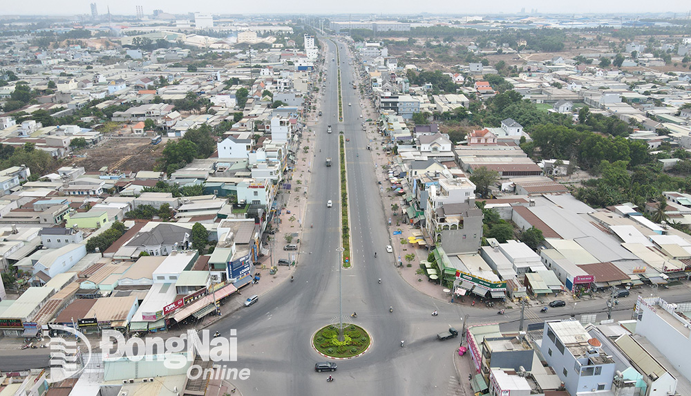 Đường tỉnh 771B (đường 319) đã hoàn thành xây dựng và đưa vào khai thác. Ảnh: Phạm Tùng