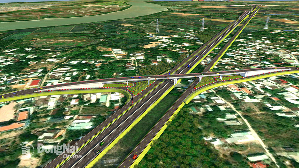 Phối cảnh dự án đường Vành đai 3 - TP.HCM đoạn qua địa bàn tỉnh