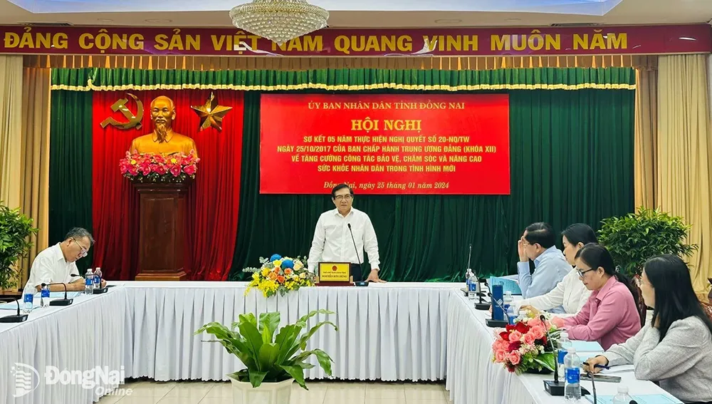 Phó chủ tịch UBND tỉnh Nguyễn Sơn Hùng kết luận hội nghị