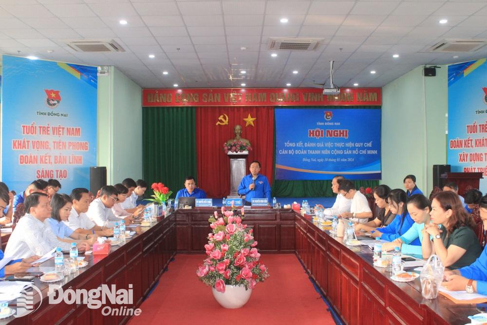 Bí thư Tỉnh đoàn Nguyễn Minh Kiên chủ trì hội nghị