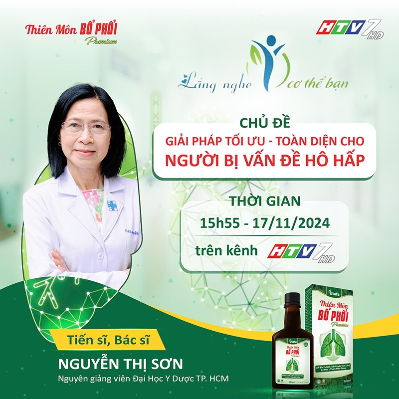 Chia sẻ của TS.Bác sĩ Nguyễn Thị Sơn tại chương trình Lắng Nghe Cơ Thể Bạn.