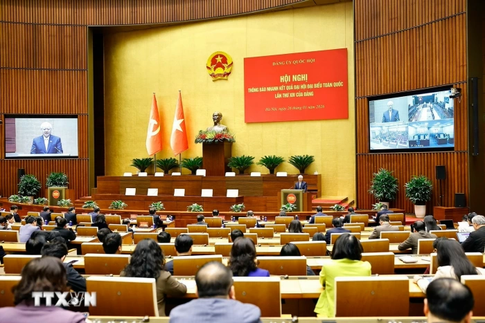 Chủ tịch Quốc hội chủ trì Hội nghị thông báo nhanh kết quả Đại hội XIV của Đảng