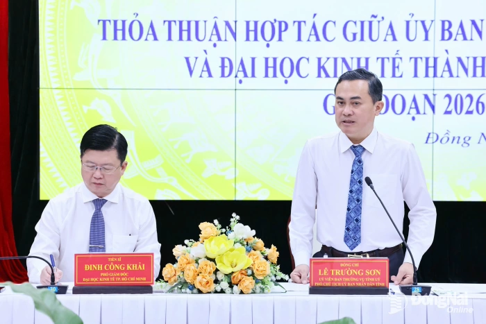 Dong Nai province, University of Economics Ho Chi Minh City sign cooperation agreement for 2026-2030
