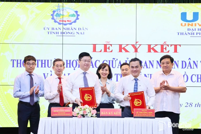 Đồng Nai và Đại học Kinh tế Thành phố Hồ Chí Minh ký kết hợp tác giai đoạn 2026-2030