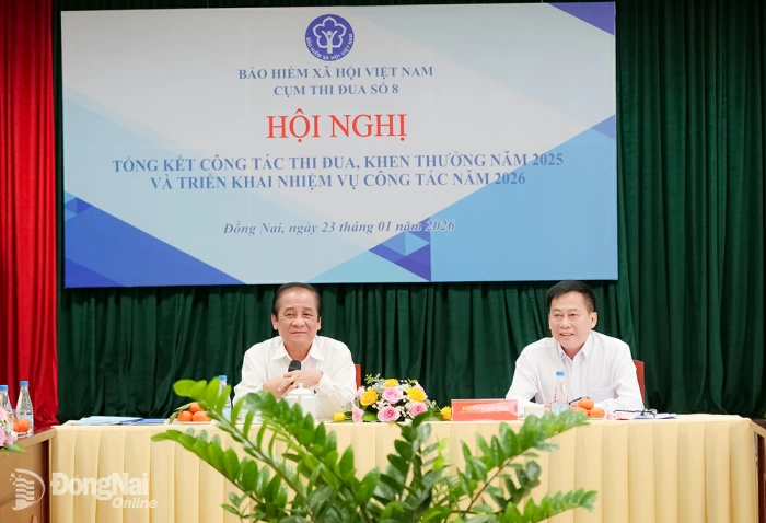 Cụm thi đua số 8 thuộc Bảo hiểm xã hội Việt Nam hoàn thành vượt mức các chỉ tiêu thi đua năm 2025