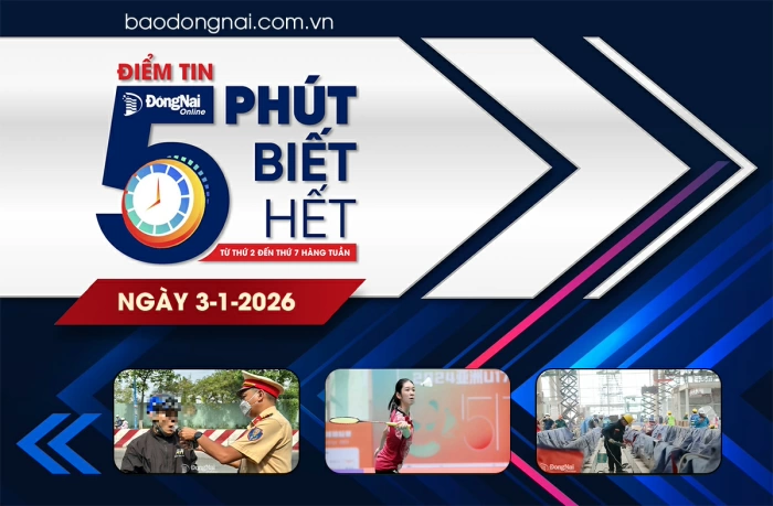 Điểm tin ‘5 phút biết hết’ sáng 3-1: Thi công xuyên kỳ nghỉ Tết Dương lịch, tập trung lắp đặt thiết bị công trình nhà ga Sân bay Long Thành