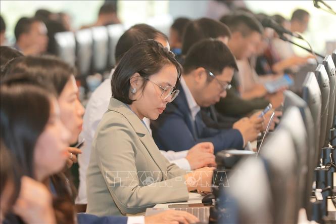 Quang cảnh Họp báo. Ảnh: Minh Quyết/TTXVN