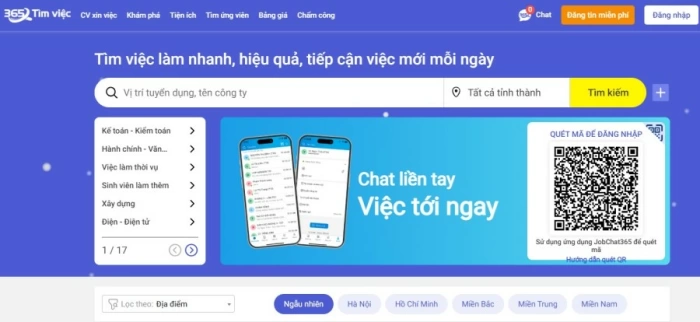 Tìm việc thời số hóa - sự hỗ trợ đắc lực của Timviec365.vn
