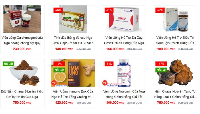 Ưu tiên sản phẩm thực phẩm chức năng tặng ông bà.