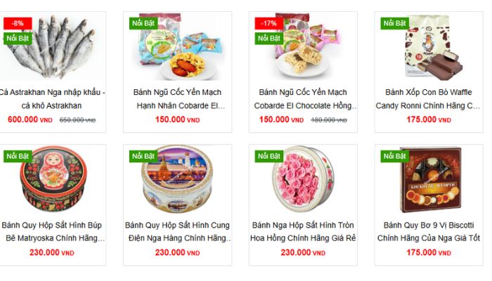 Hộp quà bánh kẹo tặng bạn bè đồng nghiệp.