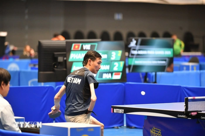 ASEAN Para Games: Việt Nam vào chung kết bóng bàn nội dung đơn sau hơn 10 năm