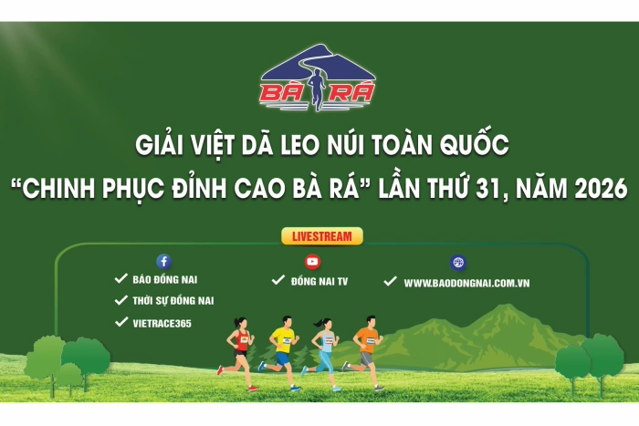 [Livestream] - Giải Việt dã leo núi toàn quốc “Chinh phục đỉnh cao Bà Rá” lần thứ 31, năm 2026