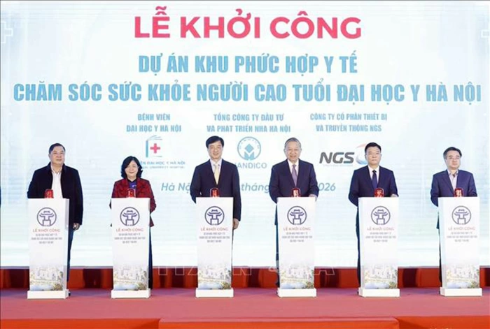 Tổng Bí thư Tô Lâm dự khởi công Dự án Khu phức hợp Y tế - Chăm sóc sức khỏe người cao tuổi