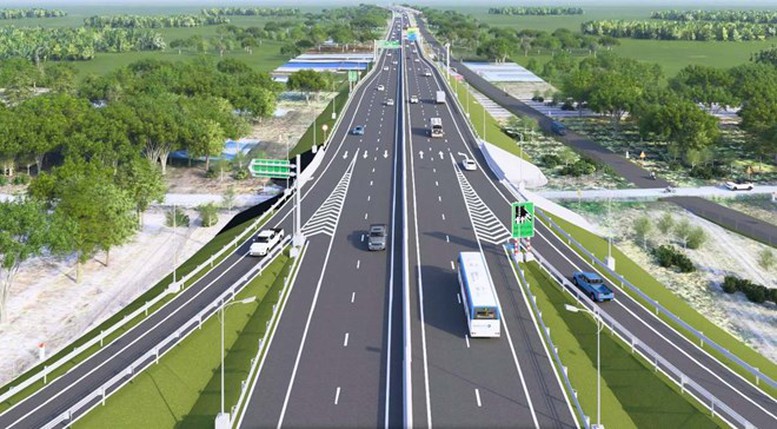 Phối cảnh Dự án đầu tư xây dựng đường Vành đai 4 TPHCM qua Bình Dương.

