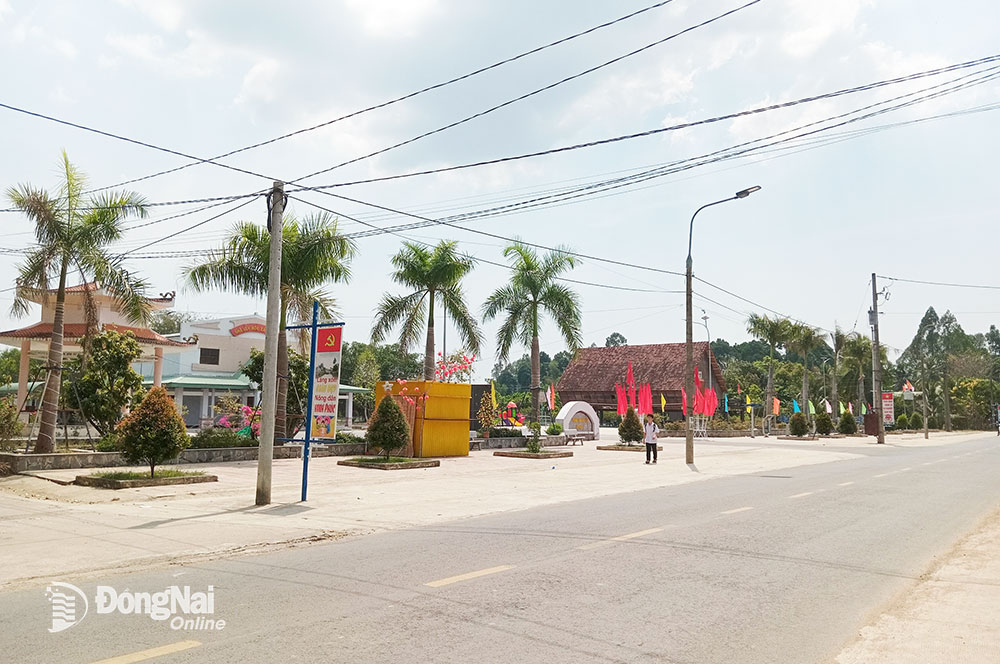 Khu văn hóa - thể thao - cộng đồng của xã Phú Lý (H.Vĩnh Cửu) được xây dựng khang trang