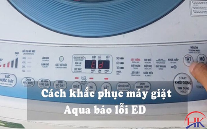 Bạn có thể sửa lỗi máy giặt Aqua báo đèn ED tại nhà nếu phát hiện đúng nguyên nhân.