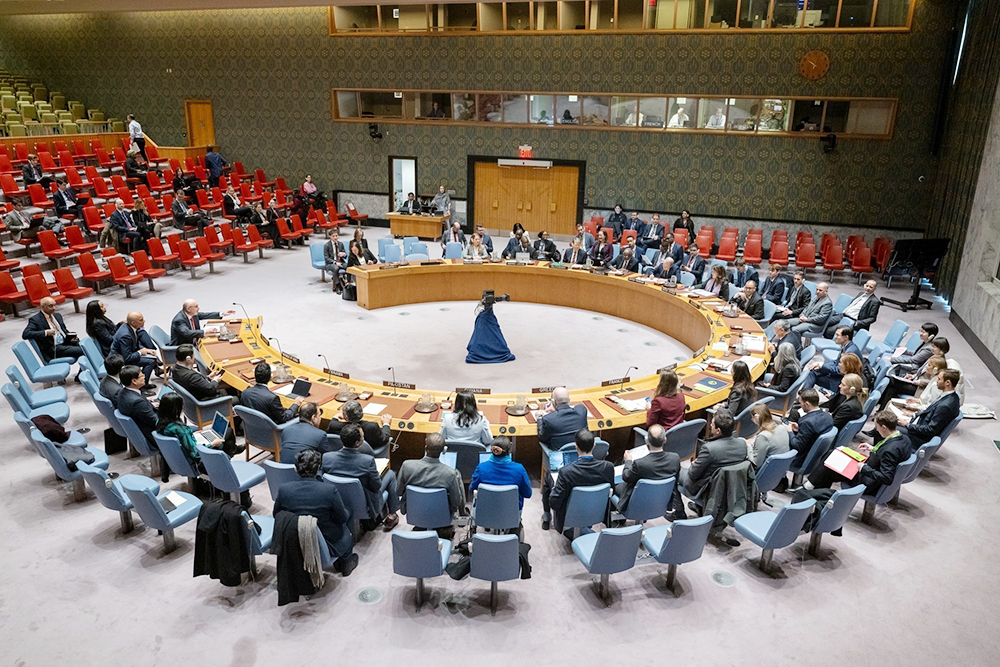 Quang cảnh cuộc họp Hội đồng Bảo an Liên hợp quốc tại New York, Mỹ. Ảnh: THX/TTXVN