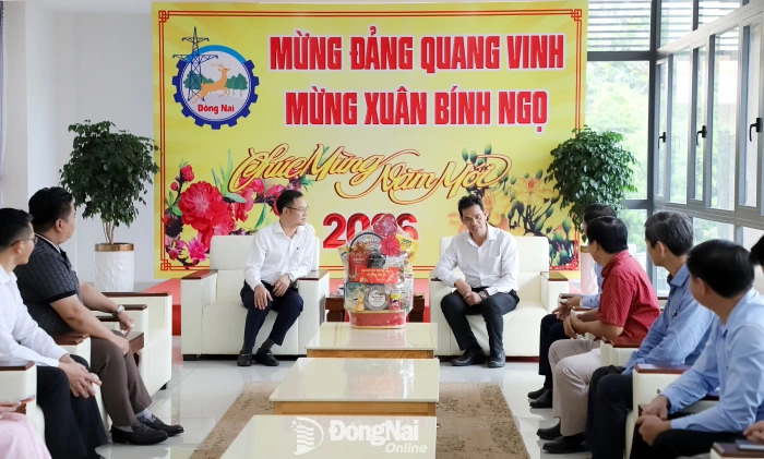 Hội Doanh nhân trẻ Đồng Nai chúc Tết Tỉnh ủy, HĐND, UBND, Ủy ban MTTQ Việt Nam tỉnh