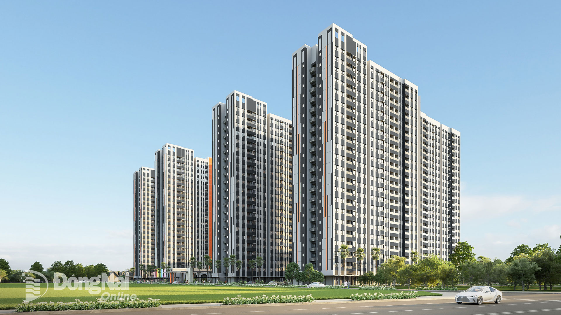 Thiết kế chung cư cao tầng nhà ở xã hội tại phường Tân Hoà, thành phố Biên Hoà của Liên danh Công ty Cổ phần Kiến trúc Lập Phương và Công ty Cổ phần Xây dựng Coteccons. Ảnh: Hoàng Lộc