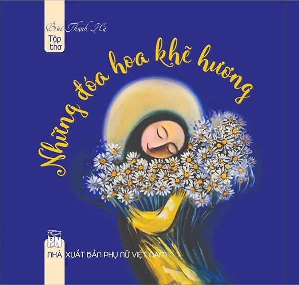 Bìa tập thơ Những đóa hoa khẽ hương của Bùi Thanh Hà.