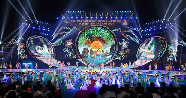 opening ceremony of the Visit Vietnam Year - Dien Bien and Ban (Bauhinia) Flower Festival 2024
