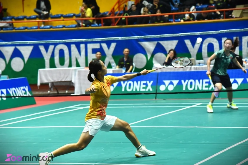 Vũ Thị Anh Thư giành quyền vào tứ kết Vietnam International Challenge 2024. (Ảnh: Zoominton)