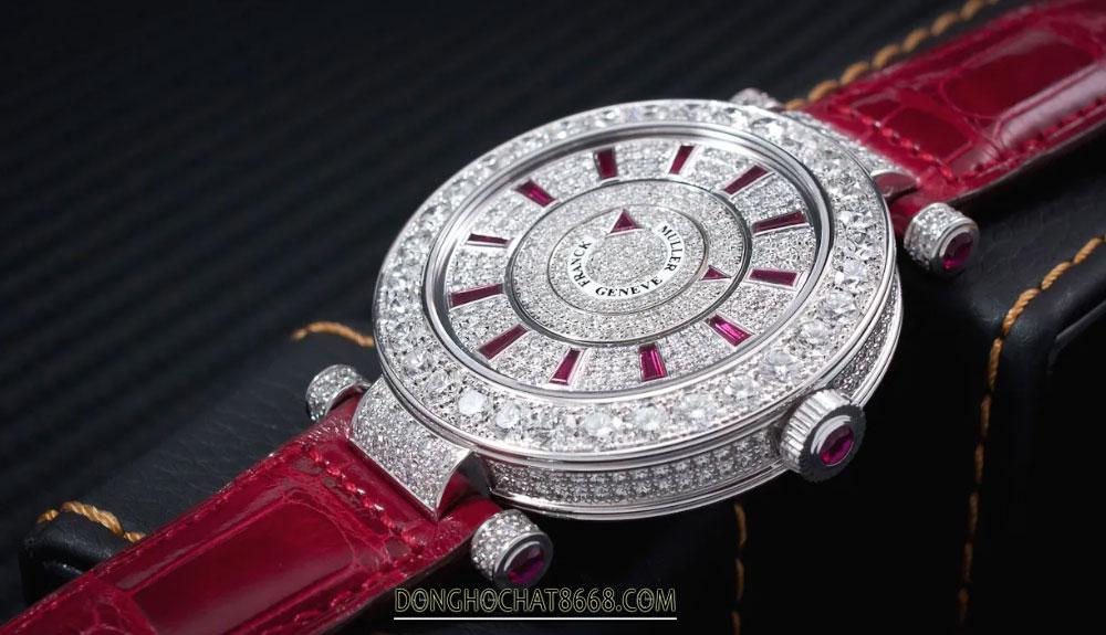 Đồng hồ Franck Muller 1 1 cao cấp phiên bản độ kim cương Moissanite với chất lượng ấn tượng.