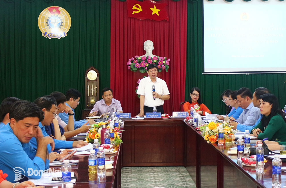 Ban Tổ chức Tổng Liên đoàn Lao động Việt Nam làm việc với Liên đoàn Lao động tỉnh