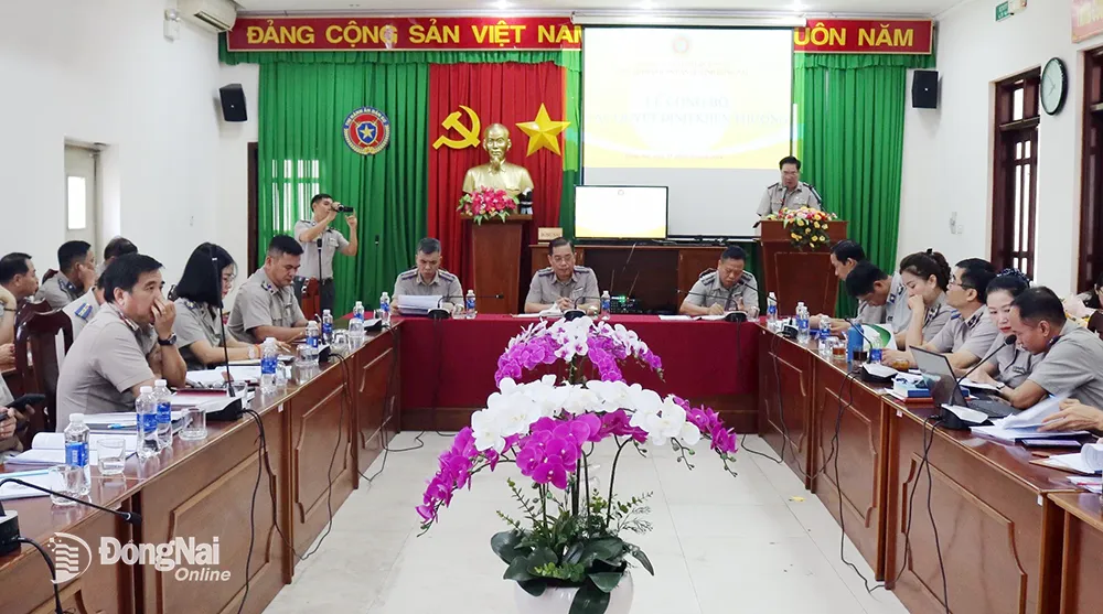 Các đại biểu tham dự hội nghị giao ban ngày 5-3. Ảnh: Thành Nhân