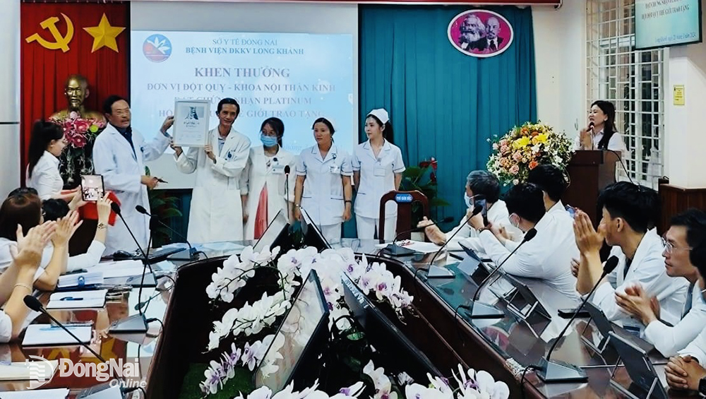 Bệnh viện Đa khoa khu vực Long Khánh đạt tiêu chuẩn Bạch Kim về điều trị đột quỵ