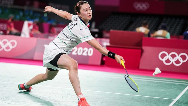 Kim Ga Eun là đối thủ khó chịu nhất với Nguyễn Thùy Linh ở giải Đức mở rộng. Ảnh: BWF