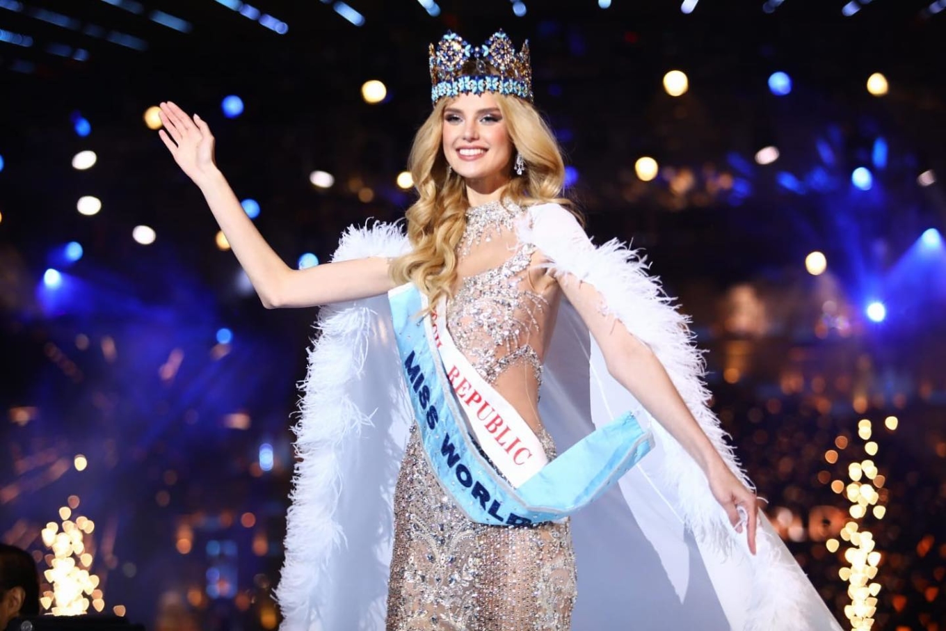 Hoa hậu Cộng hòa Czech đăng quang Miss World lần thứ 71 (ảnh: Miss World)