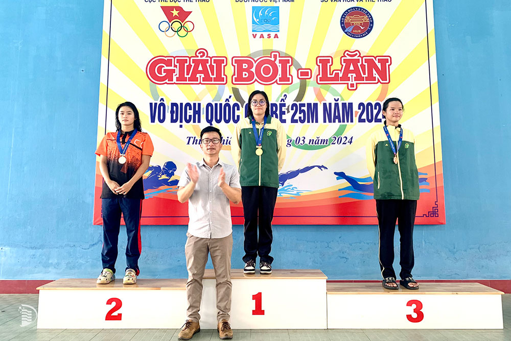 Giải bơi vô địch quốc gia 2024: Đồng Nai đoạt 1 huy chương bạc