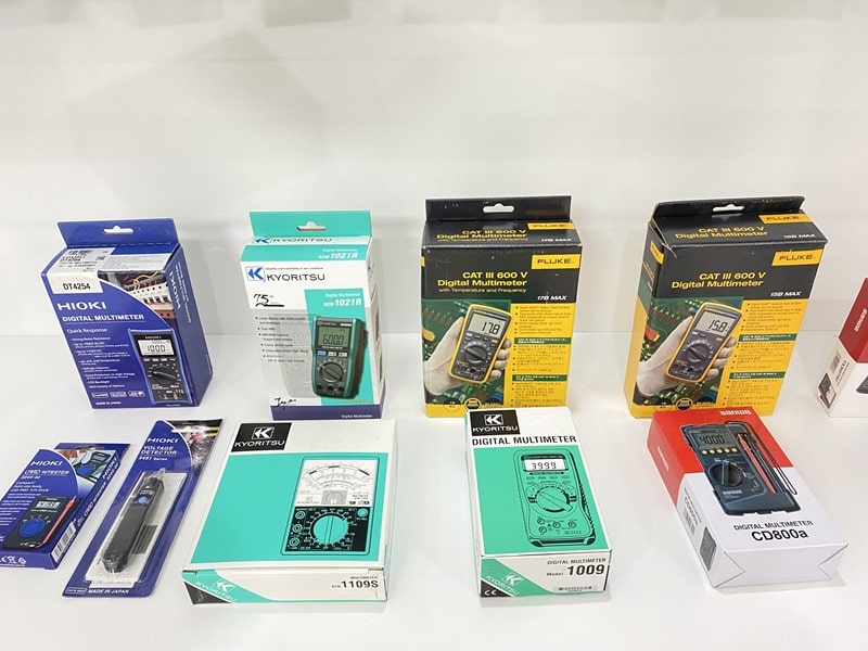 Đồng hồ đo vạn năng đa dạng các hãng uy tín.