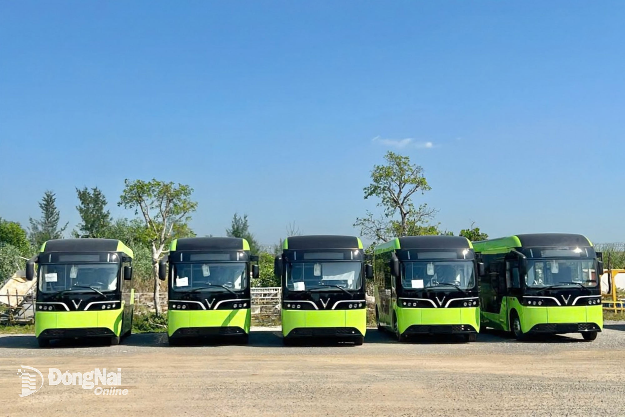 Electric buses are about to operate on bus route No. 9 from Bien Hoa Bus Station (Tran Bien Ward, Dong Nai Province) to Nui Cui area (Thong Nhat Commune, Dong Nai Province) and vice versa. Photo: Courtesy of Department of Construction