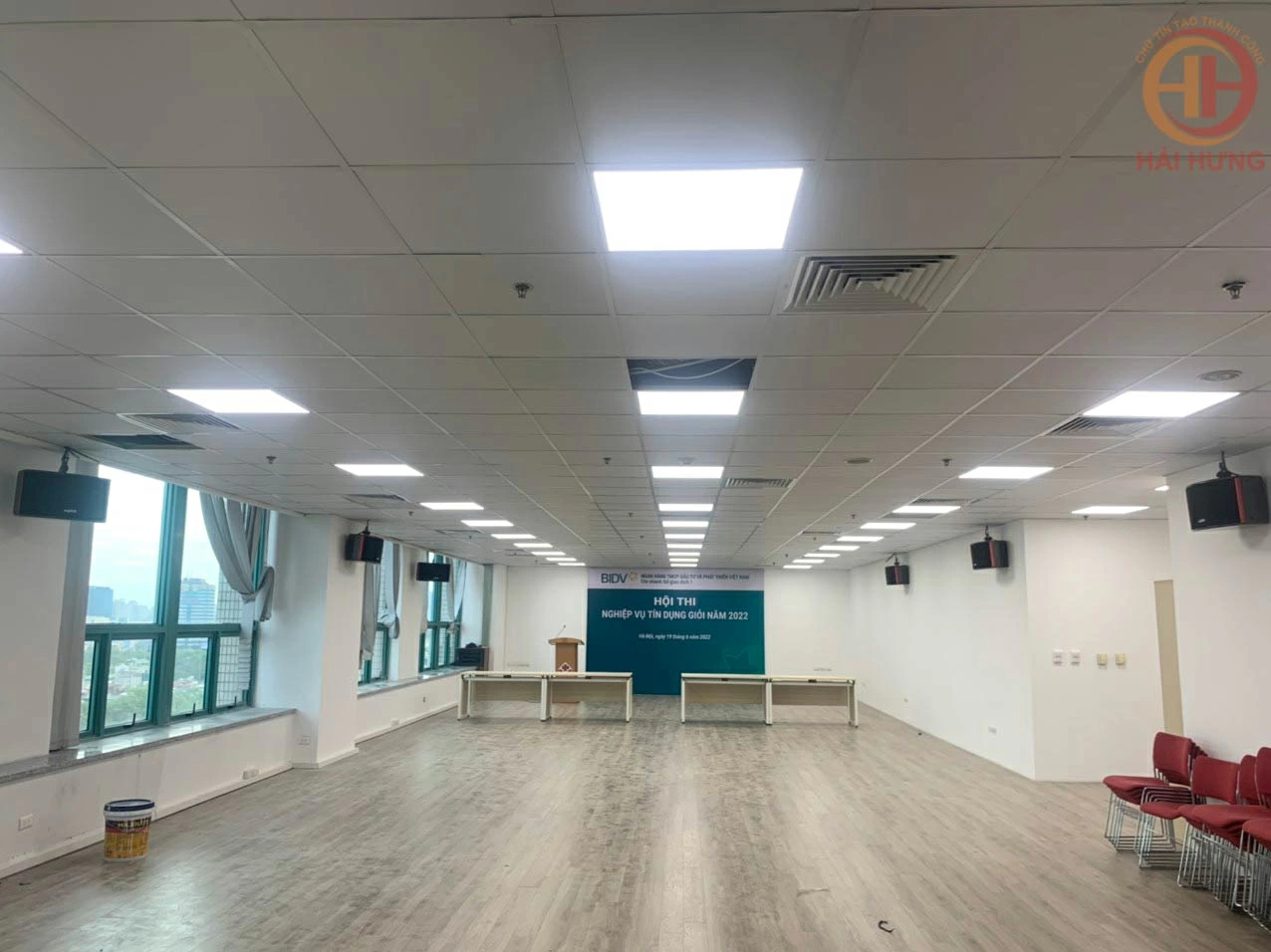 Hải Hưng lắp đặt âm thanh hội trường ngân hàng BIDV chi nhánh 191 Bà Triệu.