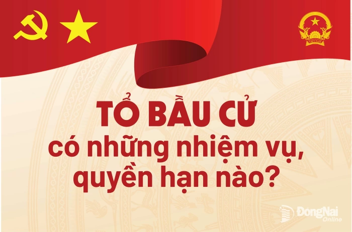 [Infographic] Tổ bầu cử có những nhiệm vụ, quyền hạn nào?