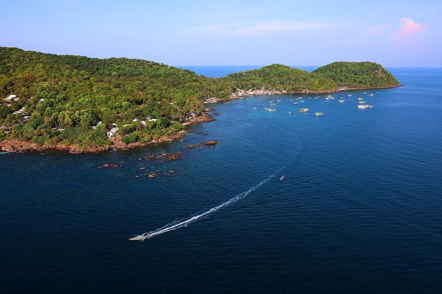 The southern coastal area of Phu Quoc Island