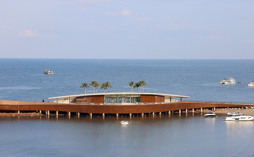 The beach area in the southern part of Phu Quoc Island