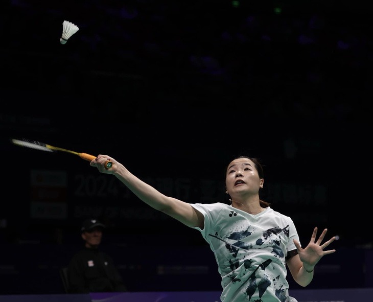 Tay vợt Thùy Linh đã giành vé tham dự Olympic Paris 2024 - Ảnh: FBNV

