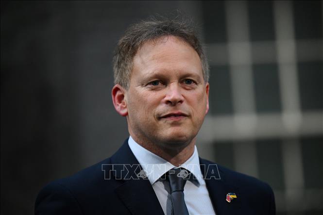 Bộ trưởng Quốc phòng Anh Grant Shapps. Ảnh tư liệu: AFP/TTXVN