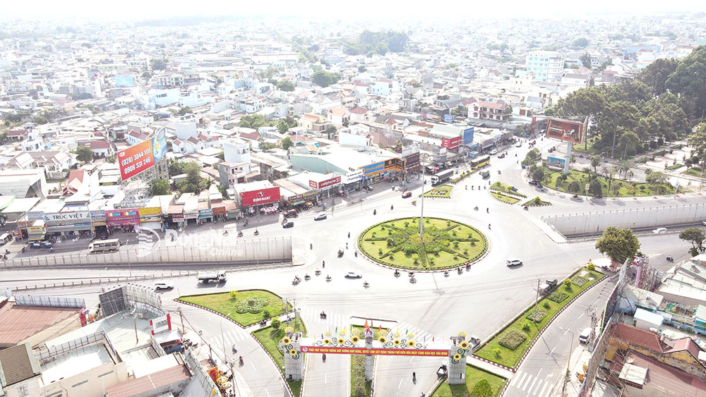 Kịch bản mô hình cấu trúc đô thị Biên Hòa với 5 vùng thành phố là phương án được đề xuất lựa chọn. Ảnh: Phạm Tùng