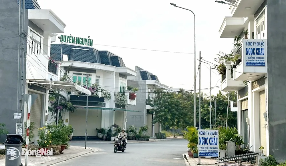 Một khu dân cư tại thành phố Biên Hòa, chủ đầu tư còn nợ tiền thuế hơn 7,2 tỷ đồng. Ảnh: Minh Quân