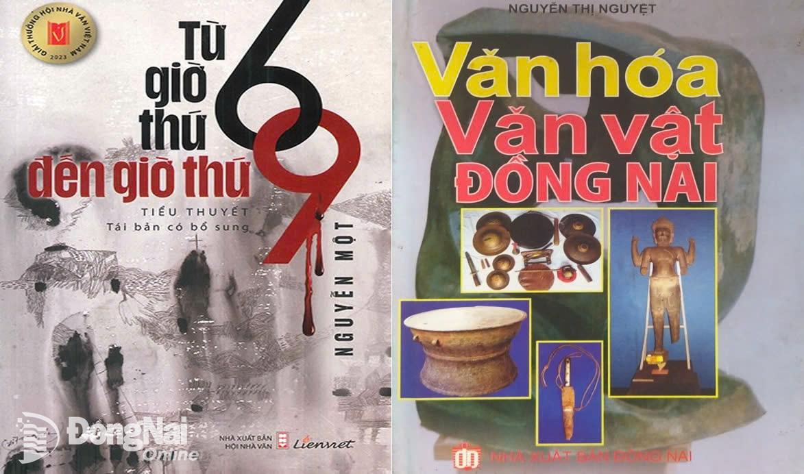 Một số tác phẩm văn học nghệ thuật Đồng Nai được xét chọn tôn vinh. Ảnh: My Ny