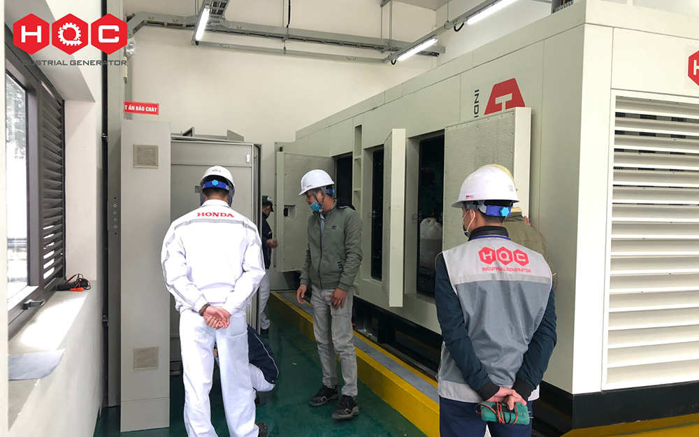 HQC cung cấp và lắp đặt máy phát điện Cummins Trung Quốc cho nhà máy Honda tại Hà Nam.