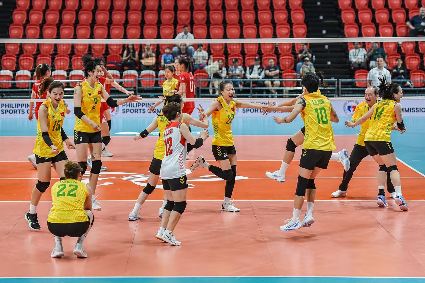 Dù thua trong trận chung kết nhưng câu lạc bộ VTV Bình Điền Long An có giải đấu châu Á thành công tại Philippines. Ảnh: WCL 