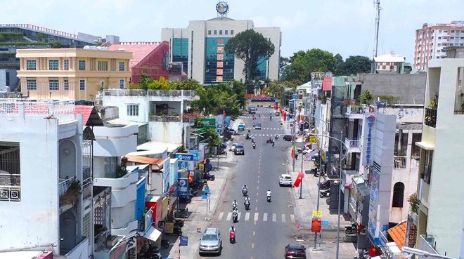 Bien Hoa city center, Dong Nai province. Photo: HAC
