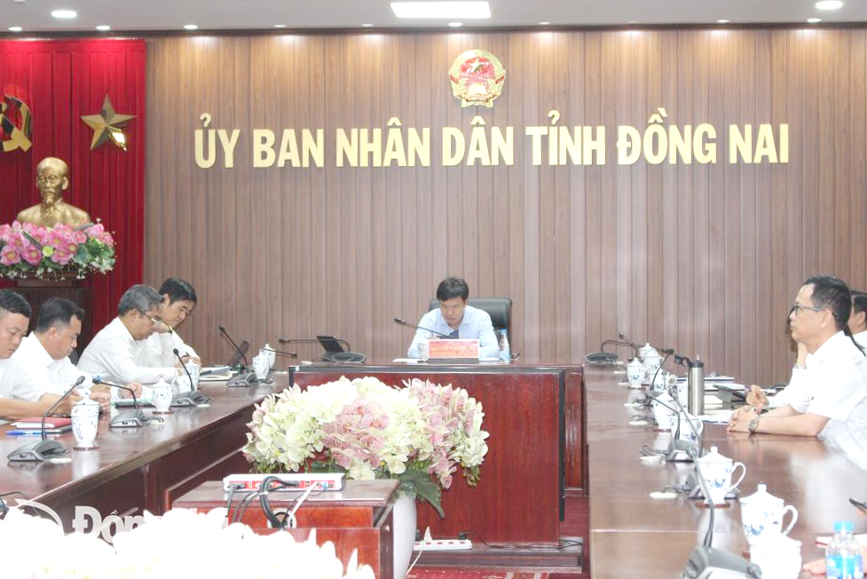 Các đại biểu tham dự tại điểm cầu Đồng Nai. Ảnh: H.Thảo

