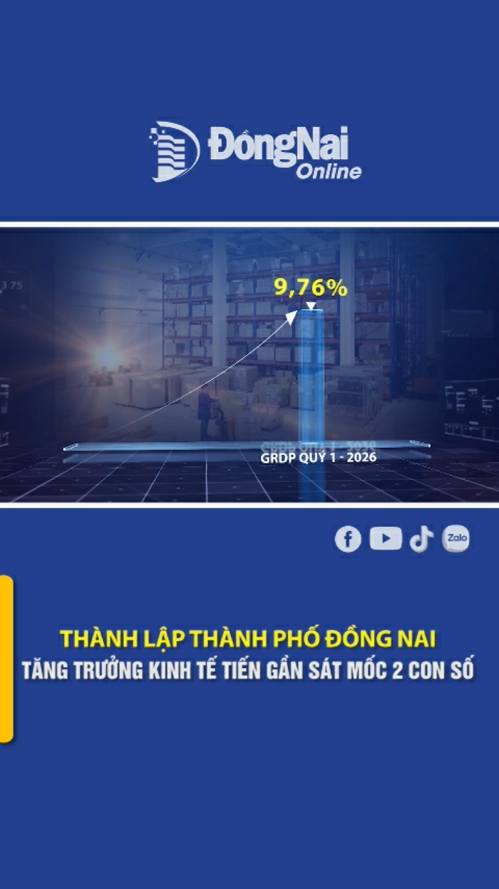 Đồng Nai: Tăng trưởng kinh tế tiến gần sát mốc 2 con số
